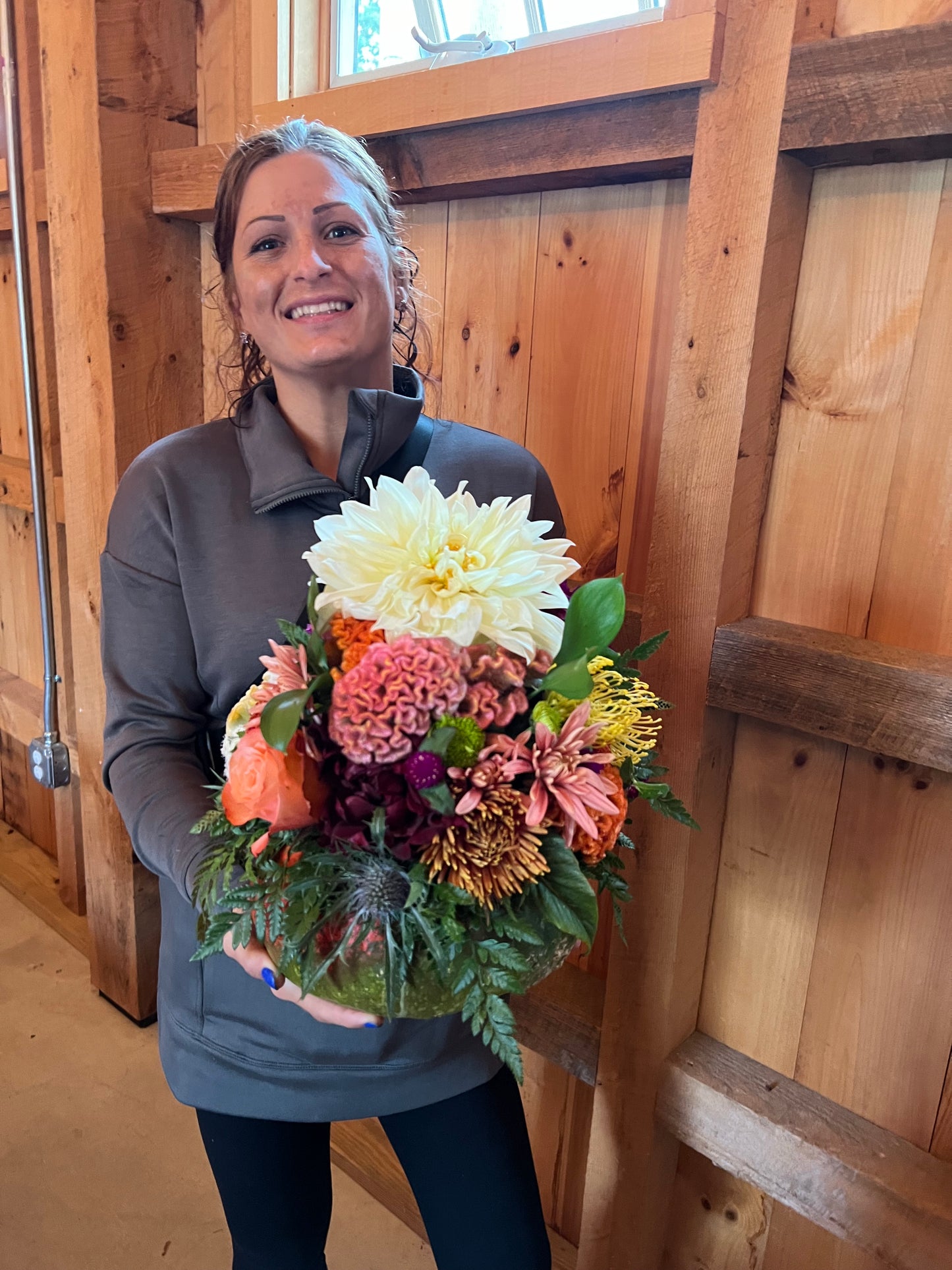 9/26 Pumpkin Floral Arrangement Workshop at Harvest Ridge Winery - Toughkenamon at 6 pm