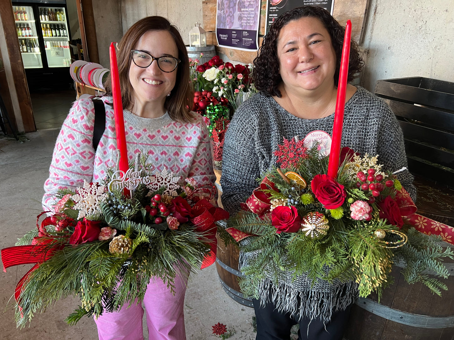 12/21 Christmas Centerpiece Workshop at Paradocx Vineyard at 4 pm