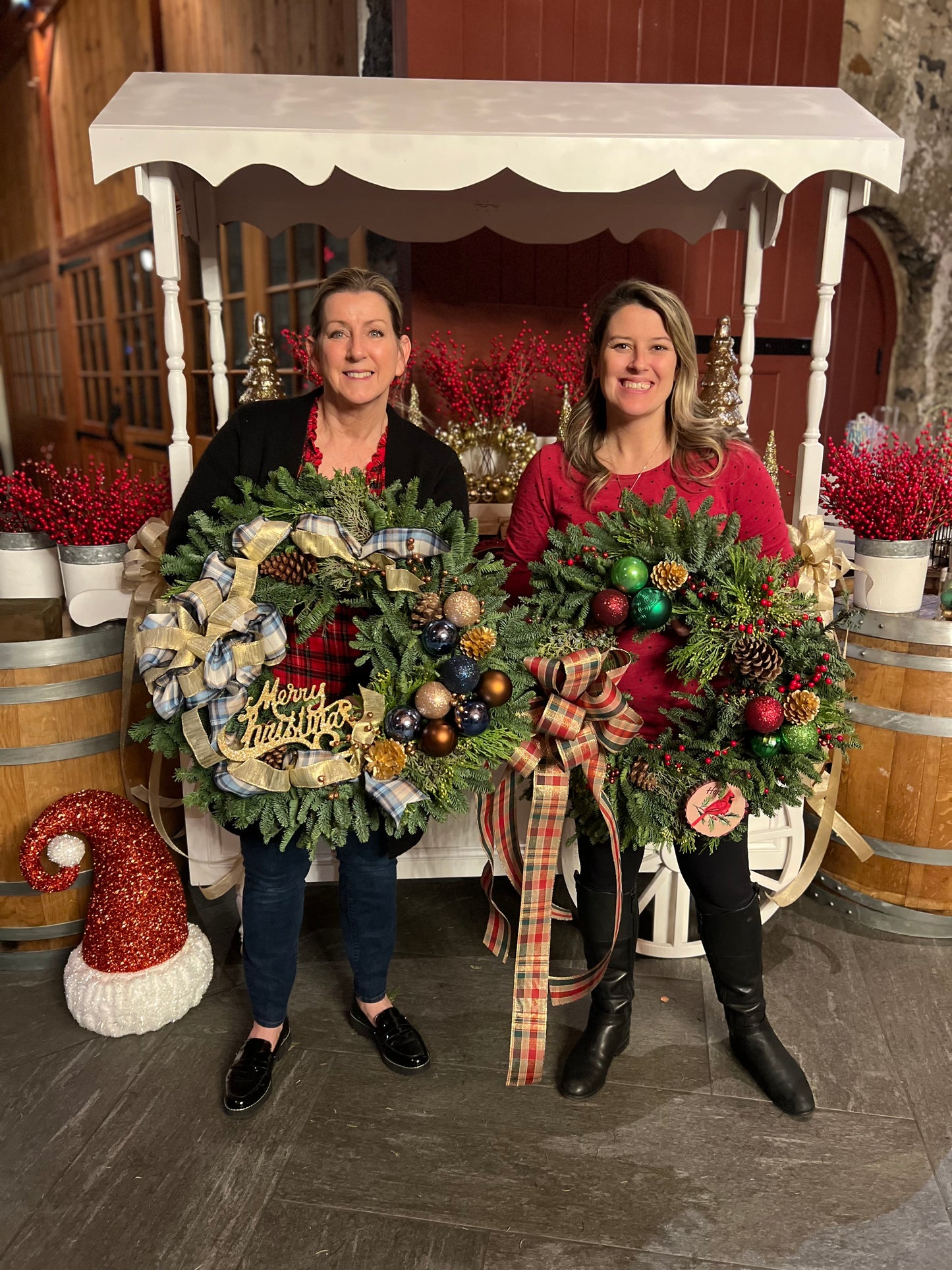 11/28 Wreath Workshop at Grace Winery in Glen Mills at 1 pm