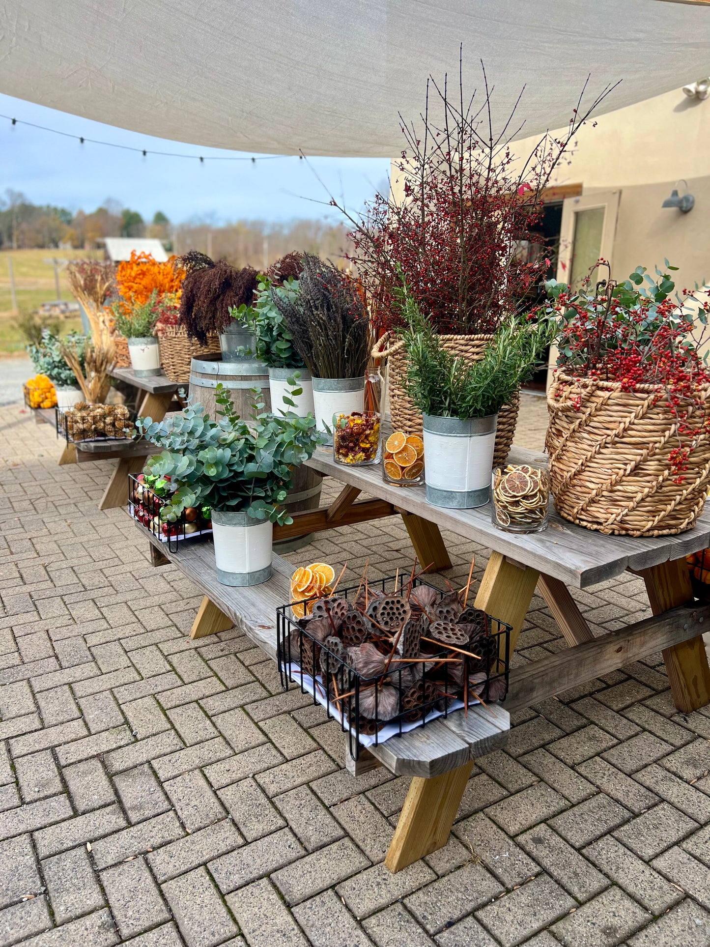 11/15 Holiday Centerpiece Workshop at Paradocx Vineyard at 2 pm