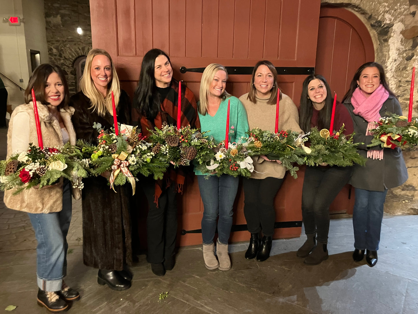 12/14 Christmas Centerpiece Workshop at Grace Winery in Glen Mills, PA