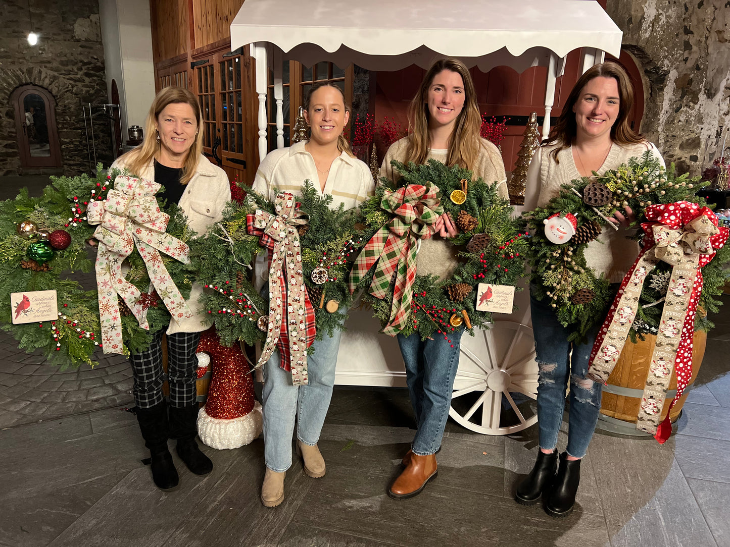11/28 Wreath Workshop at Grace Winery in Glen Mills at 1 pm