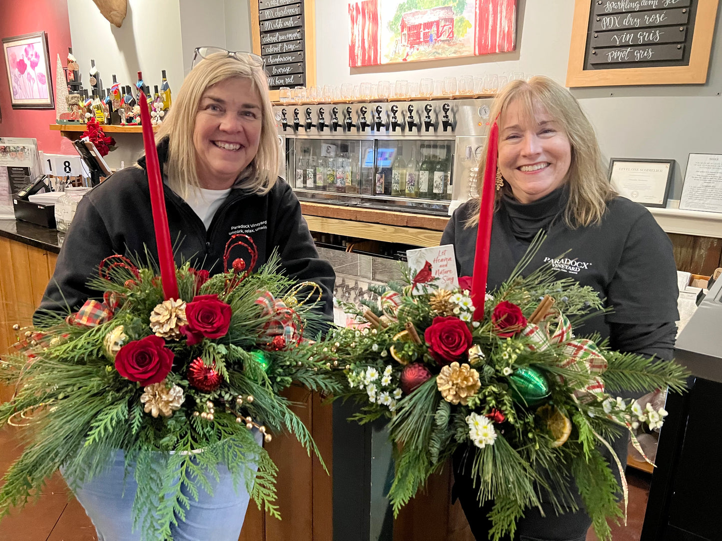 12/21 Christmas Centerpiece Workshop at Paradocx Vineyard at 4 pm