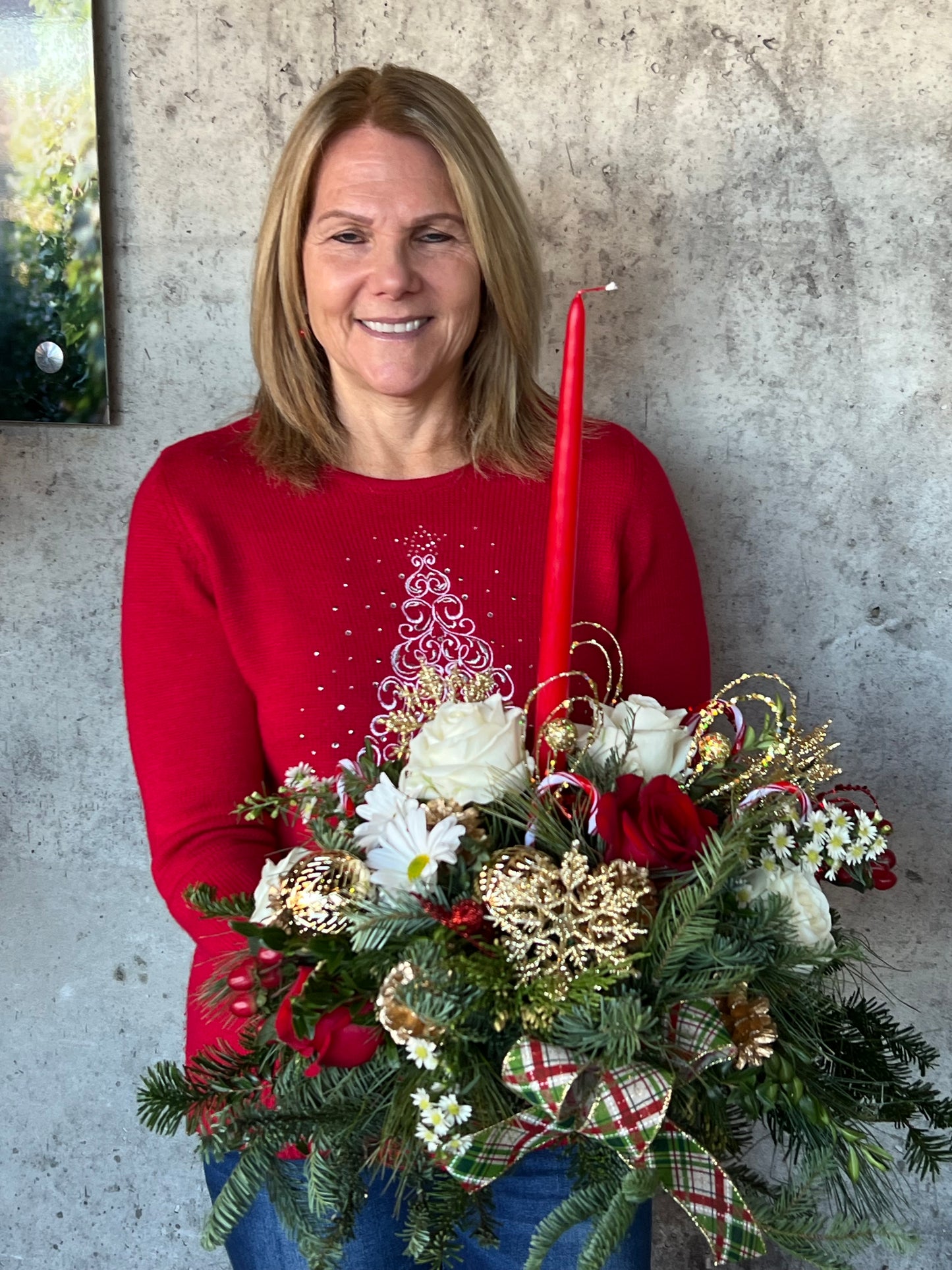 12/14 Christmas Centerpiece Workshop at Grace Winery in Glen Mills, PA