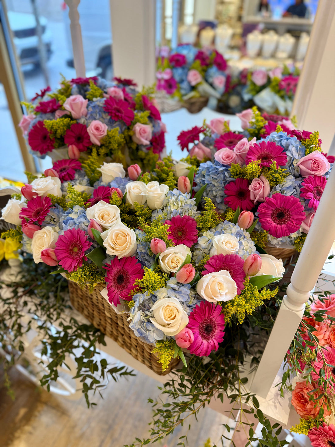 Flower Cart at Kendra Scott in Ardmore, PA