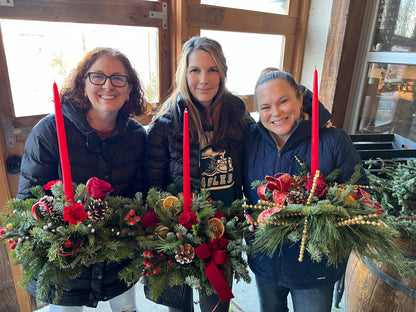 12/21 Christmas Centerpiece Workshop at Paradocx Vineyard at 4 pm