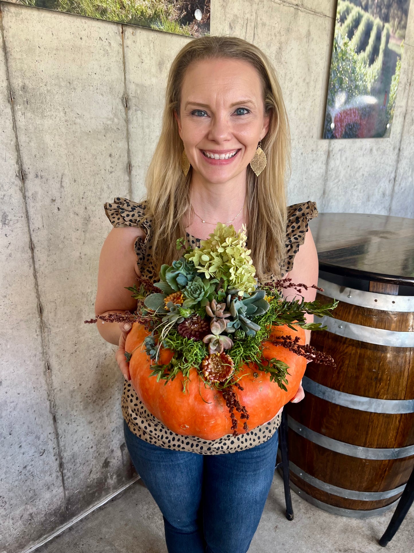 10/20 Succulent Pumpkin Workshop at Paradocx Vineyard - Landenberg, PA at 6 pm