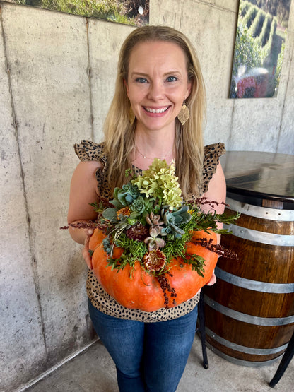 10/20 Succulent Pumpkin Workshop at Paradocx Vineyard - Landenberg, PA at 6 pm