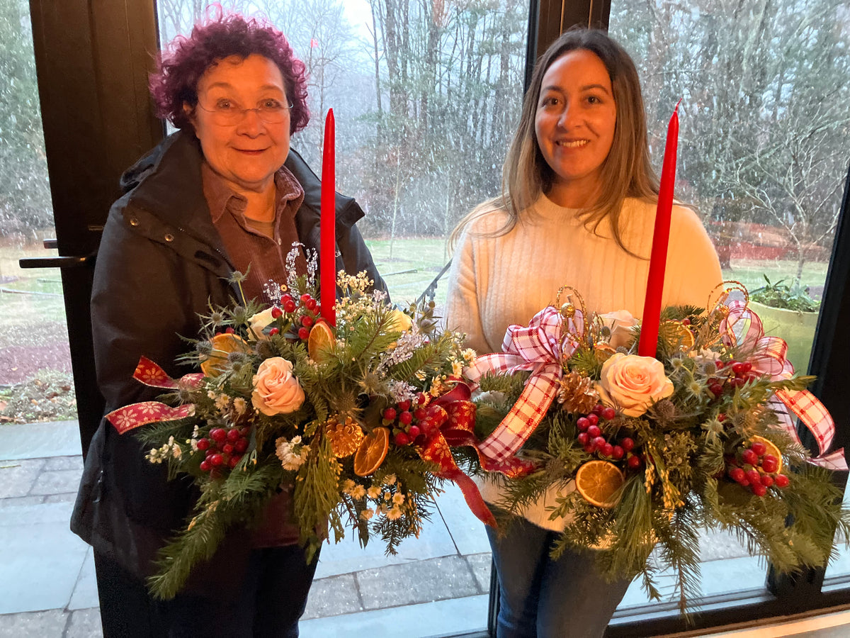 12/18 Christmas Centerpiece Workshop at Grace Winery in Glen Mills, PA at 6 pm