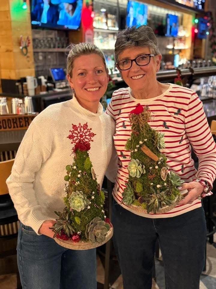 12/7 Trees & 'Tinis - Succulent Workshop at From the Boot in Lafayette Hill at 6:15 pm (dinner included)