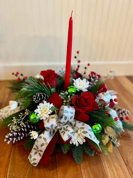 Holly Jolly Christmas Centerpiece (Pick-Up or Local Delivery Only)