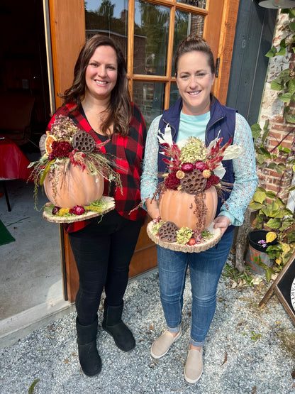 10/17 Dried Floral Pumpkin Workshop at Victory Brewing in Downingtown, PA at 6 pm