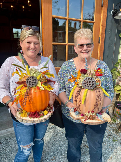 10/17 Dried Floral Pumpkin Workshop at Victory Brewing in Downingtown, PA at 6 pm