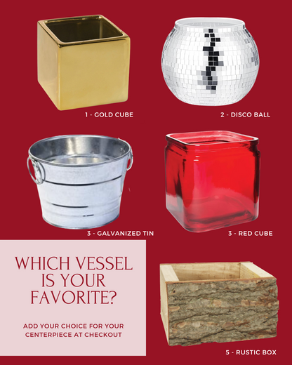 12/20 Mistletoe & Mimosas: Christmas Centerpiece Decorating Workshop at Springfield Country Club at Noon (Includes Lunch)