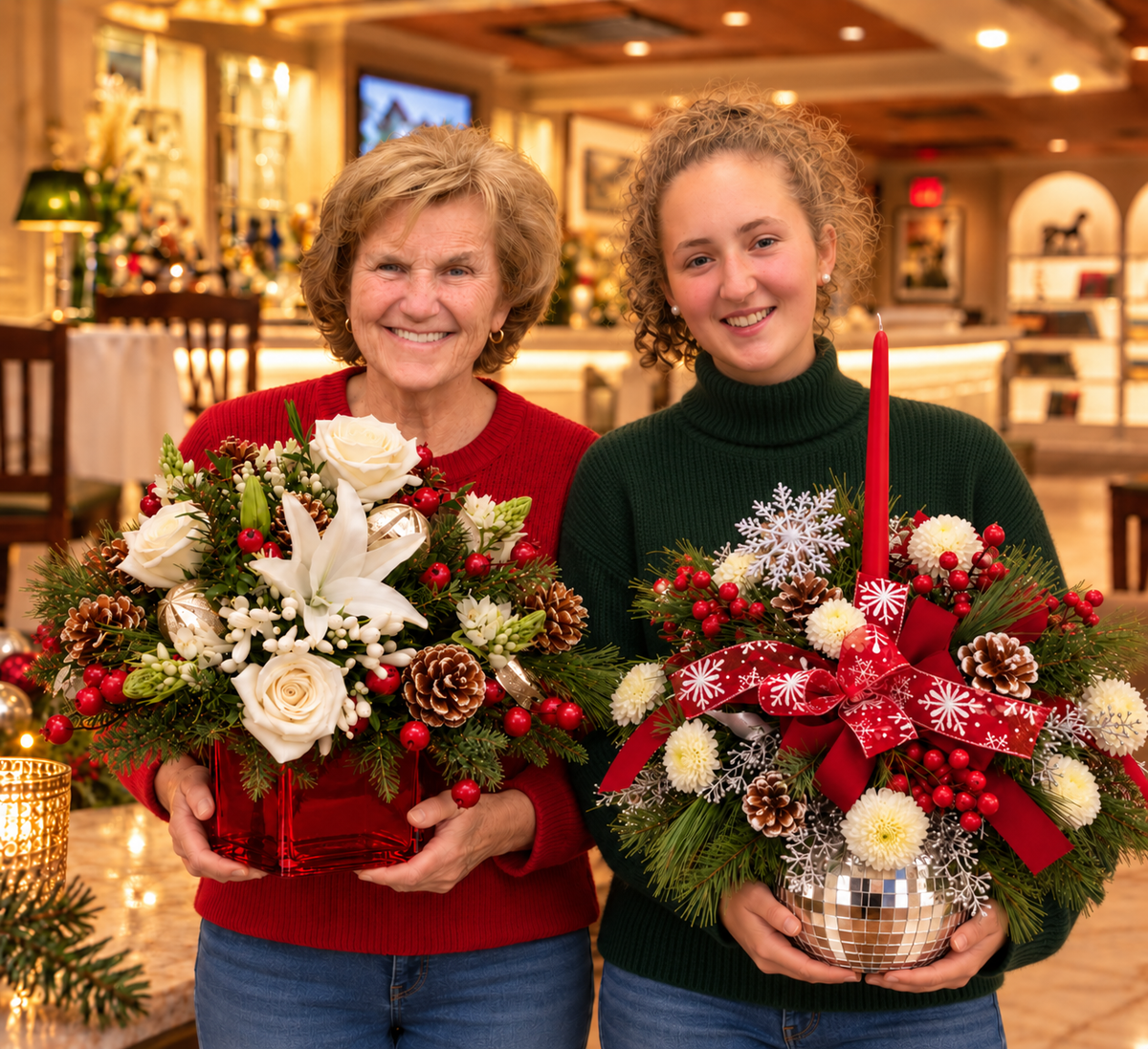 12/20 Christmas Centerpiece Workshop at The Jockey Tavern in Malvern, PA at 11:30 am