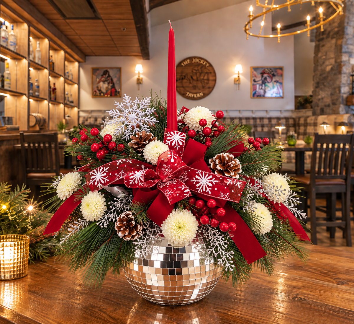 12/20 Christmas Centerpiece Workshop at The Jockey Tavern in Malvern, PA at 11:30 am