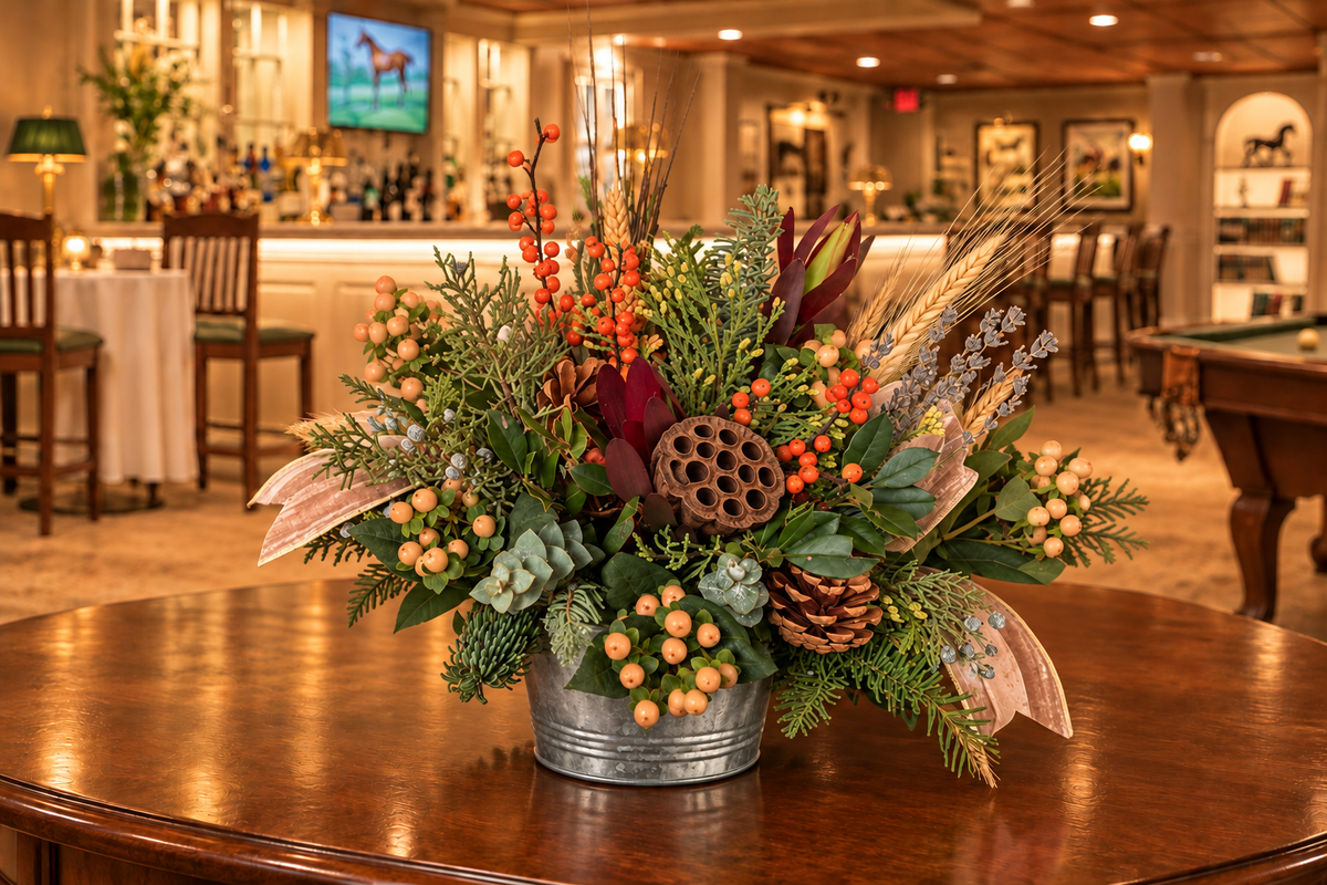 11/21 Holiday Centerpiece Workshop at The Jockey Tavern in Malvern, PA at 2 pm