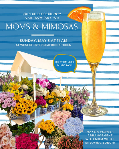 5/3 Moms & Mimosas - Lunch & Floral Workshop at West Chester Seafood Kitchen at 11 am