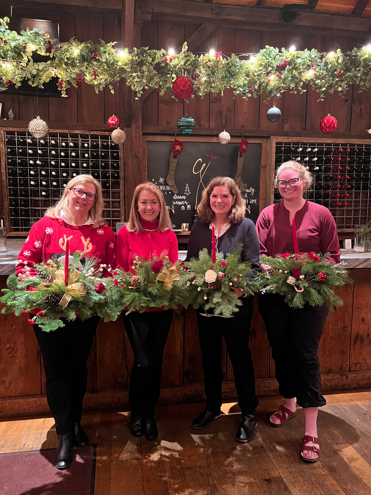 12/18 Christmas Centerpiece Workshop at Grace Winery in Glen Mills, PA at 6 pm