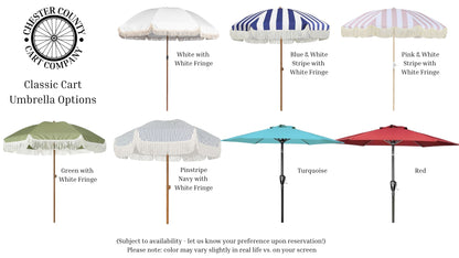 Classic Cart Rental (with optional umbrella)