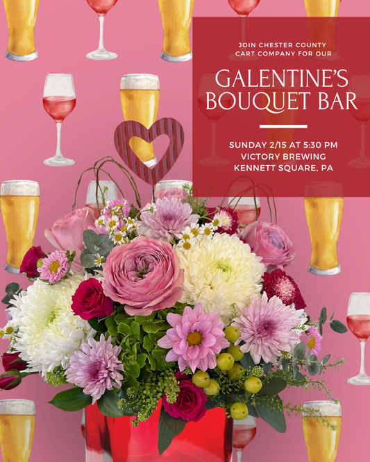 2/15 Galentine’s Bouquet Bar at Victory Brewing - Kennett Square, PA at 5:30 pm
