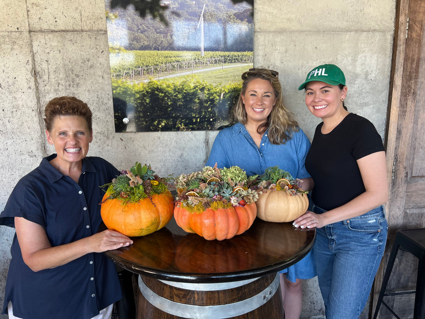 9/18 Succulent Pumpkin Workshop at Paradocx Vineyard in Landenberg, PA at 6 pm